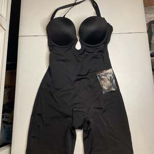 SHAPESHE Backless Shapewear for Women Strapless Low Back Bodysuit, S